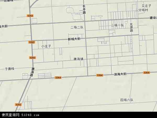 唐海镇地形图 - 唐海镇地形图高清版 - 2024年唐海镇地形图