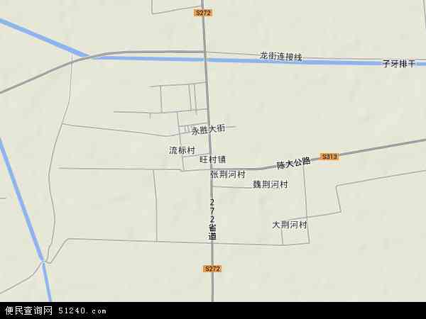 旺村镇地形图 - 旺村镇地形图高清版 - 2024年旺村镇地形图