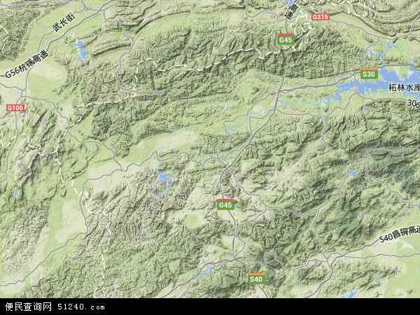 修水县地形图 - 修水县地形图高清版 - 2024年修水县地形图