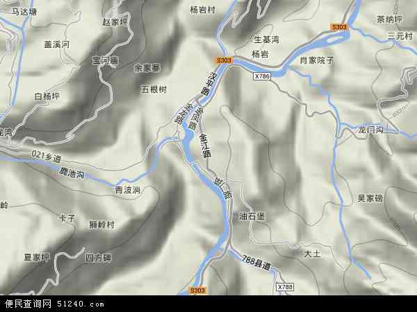 鸭江镇地形图 - 鸭江镇地形图高清版 - 2024年鸭江镇地形图