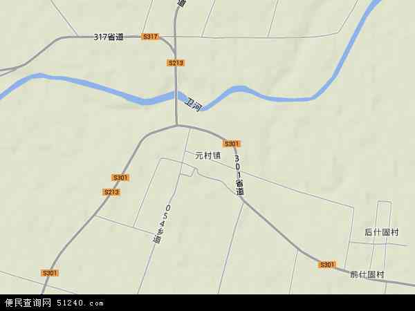 元村镇地形图 - 元村镇地形图高清版 - 2024年元村镇地形图