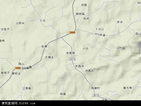 广水市余店镇地图图片