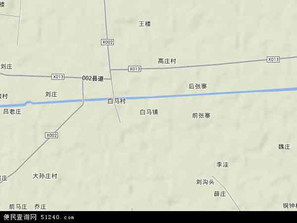 白马镇地形图 - 白马镇地形图高清版 - 2026年白马镇地形图