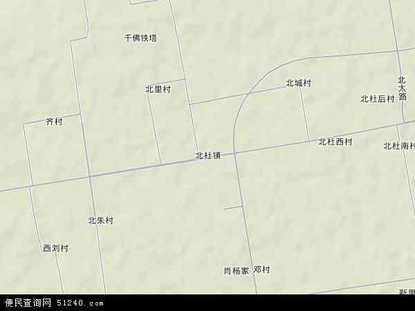 北杜镇地形图 - 北杜镇地形图高清版 - 2024年北杜镇地形图
