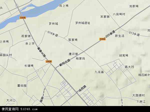 漕河镇地形图 - 漕河镇地形图高清版 - 2024年漕河镇地形图