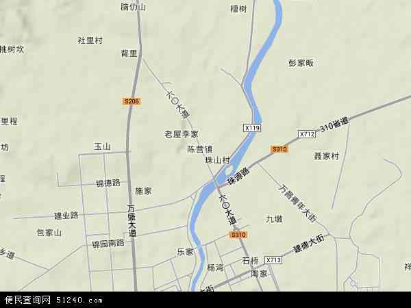 万年县陈营镇地图图片