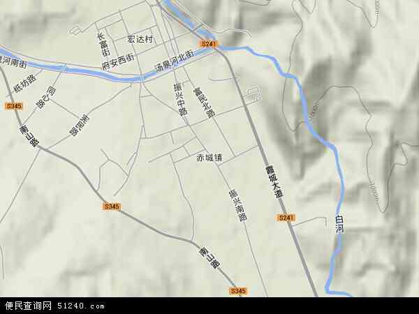 赤城县地图高清版大图图片