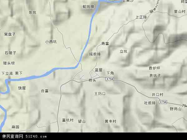 方太乡地形图 - 方太乡地形图高清版 - 2024年方太乡地形图