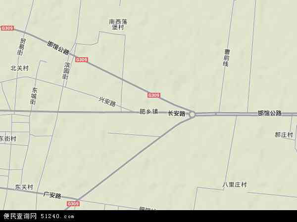 肥乡区高清卫星地图图片