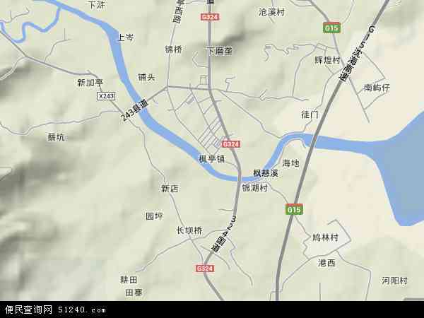 仙游县地图 枫亭镇图片