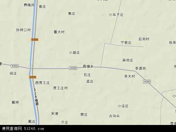 高塘乡地形图 - 高塘乡地形图高清版 - 2026年高塘乡地形图