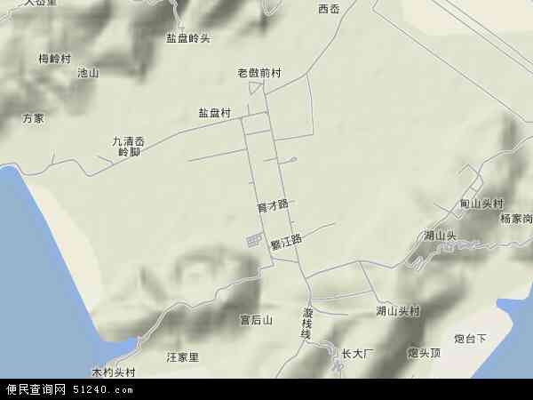 干江镇地形图 - 干江镇地形图高清版 - 2024年干江镇地形图