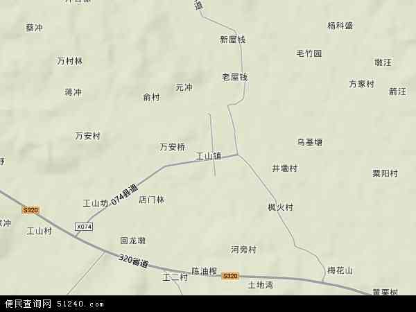 中国 安徽省 芜湖市 南陵县 工山镇本站收录有:2021工山镇卫星地图