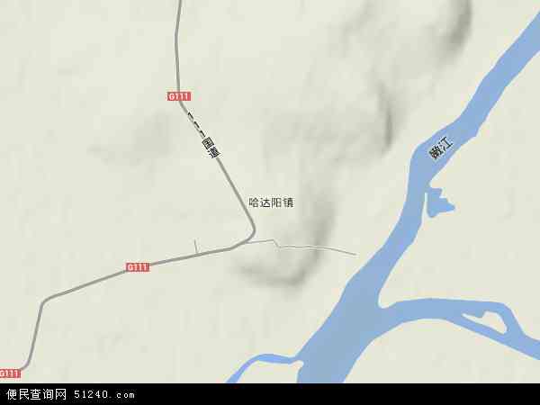 哈达阳镇地形图 - 哈达阳镇地形图高清版 - 2024年哈达阳镇地形图