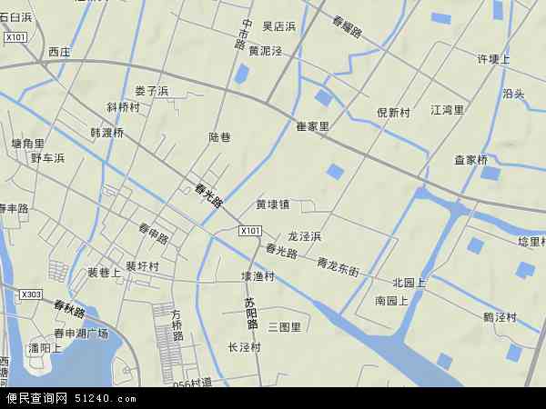 黄埭镇地图图片