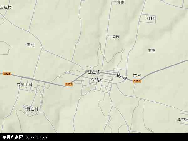 江左镇地形图 - 江左镇地形图高清版 - 2026年江左镇地形图