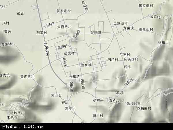 金乡镇地图图片