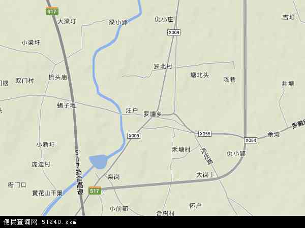 长丰县罗塘乡地图图片