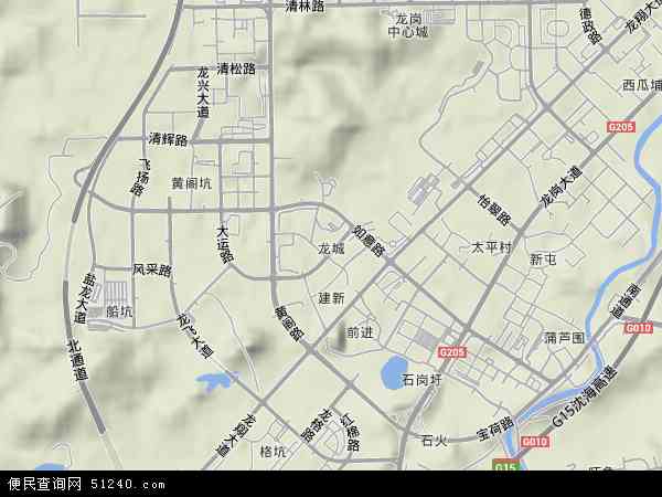 龙城地形图 - 龙城地形图高清版 - 2024年龙城地形图
