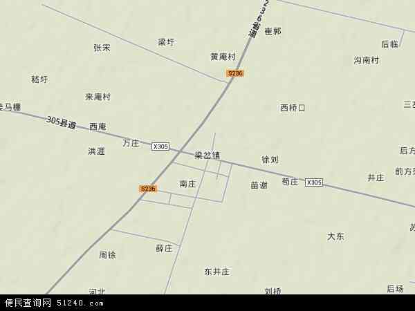 梁岔镇地形图 - 梁岔镇地形图高清版 - 2024年梁岔镇地形图