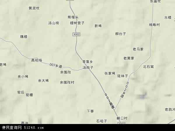 李集乡地形图 - 李集乡地形图高清版 - 2026年李集乡地形图