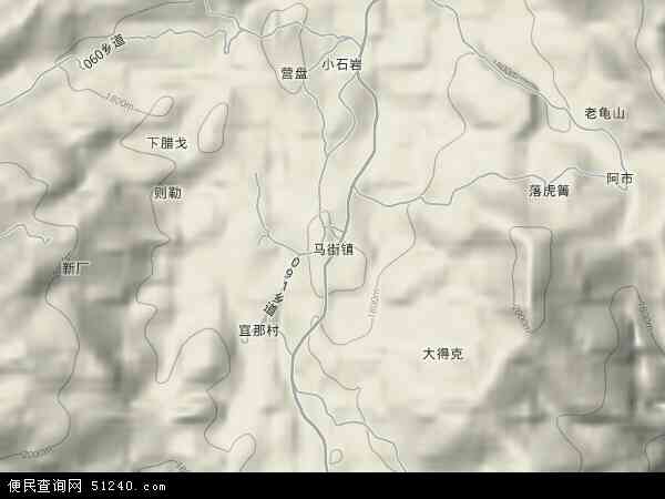 宜良县马街镇地图图片