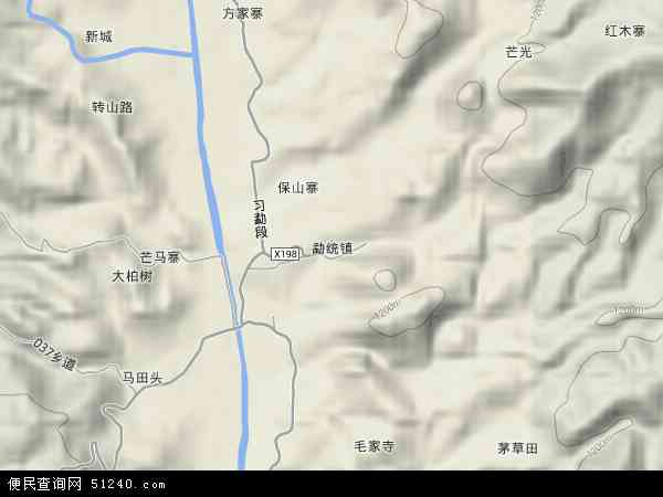 昌宁县勐统镇地图图片