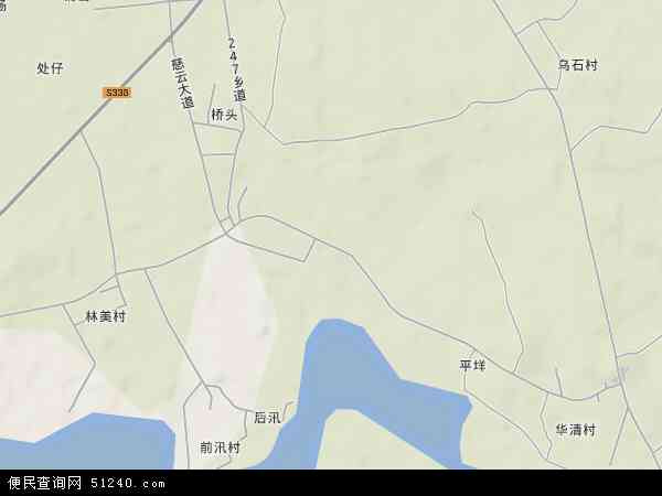 岐石镇地形图 - 岐石镇地形图高清版 - 2024年岐石镇地形图