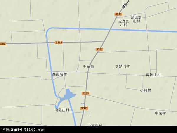 千童镇地形图 - 千童镇地形图高清版 - 2024年千童镇地形图