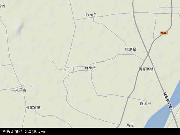 石桥子地形图 - 石桥子地形图高清版 - 2026年石桥子地形图