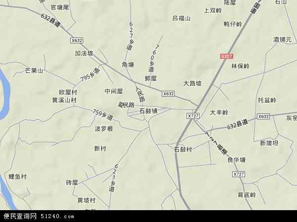 高州石鼓镇地图图片