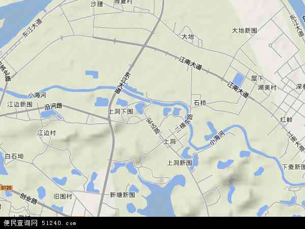 上洞村地形图 - 上洞村地形图高清版 - 2024年上洞村地形图