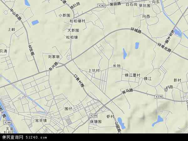 上坑村地形图 - 上坑村地形图高清版 - 2024年上坑村地形图