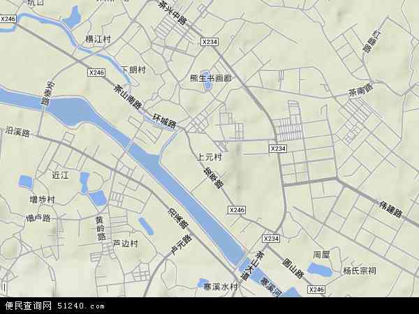 上元村地形图 - 上元村地形图高清版 - 2024年上元村地形图