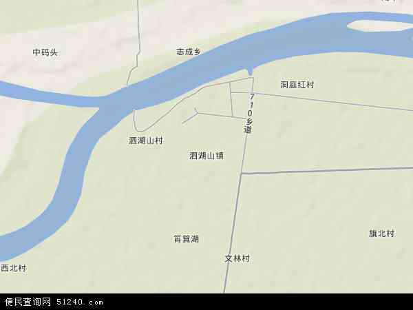 泗湖山镇地形图 - 泗湖山镇地形图高清版 - 2024年泗湖山镇地形图