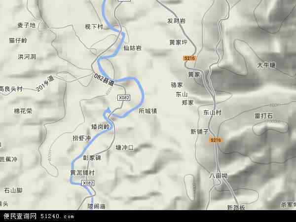 蓝山县各镇地图图片