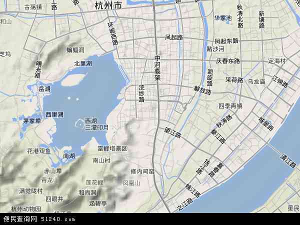 上城区地形图 - 上城区地形图高清版 - 2024年上城区地形图
