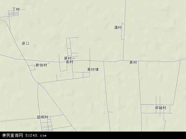 吴村镇地形图 - 吴村镇地形图高清版 - 2024年吴村镇地形图