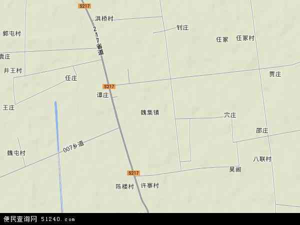 魏集镇地形图 - 魏集镇地形图高清版 - 2024年魏集镇地形图