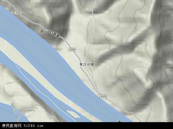 苇沙河镇地形图 - 苇沙河镇地形图高清版 - 2024年苇沙河镇地形图