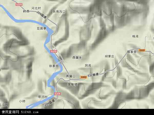 淅川县卫星地图高清版图片