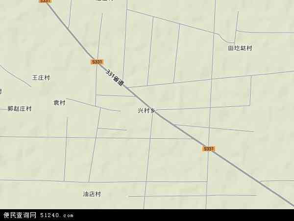 兴村乡地形图 - 兴村乡地形图高清版 - 2026年兴村乡地形图