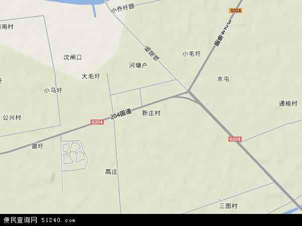 新集镇地形图 - 新集镇地形图高清版 - 2024年新集镇地形图