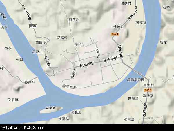 沅陵县七甲坪镇地图图片
