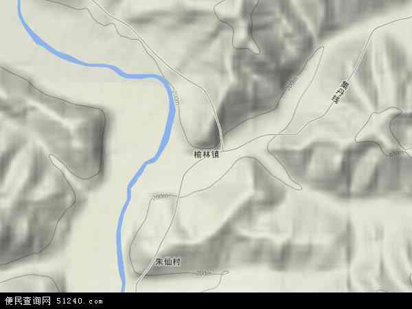 榆林镇地形图 - 榆林镇地形图高清版 - 2024年榆林镇地形图