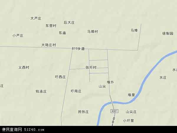 张圩乡地形图 - 张圩乡地形图高清版 - 2024年张圩乡地形图