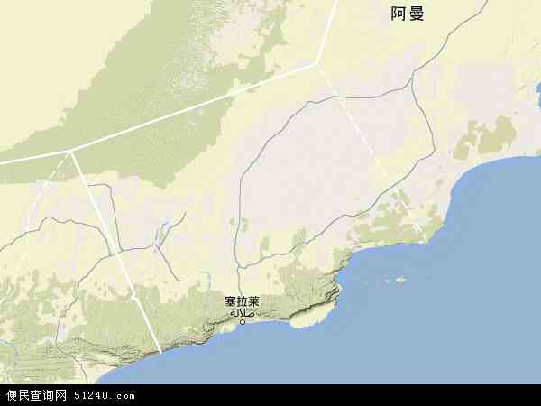 佐法尔省地形图 - 佐法尔省地形图高清版 - 2024年佐法尔省地形图