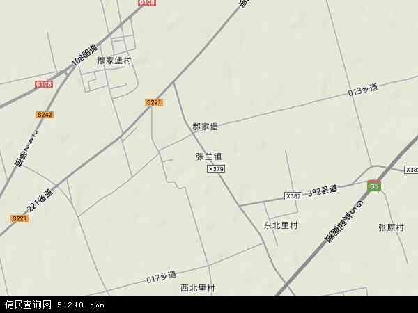 张兰镇地形图 - 张兰镇地形图高清版 - 2024年张兰镇地形图