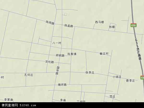 陈集镇地图图片