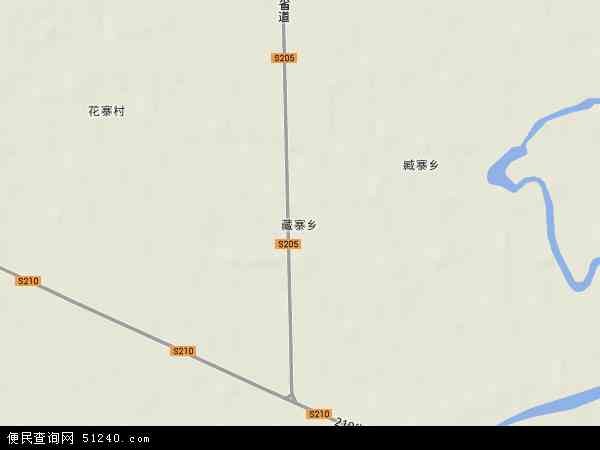 藏寨乡地形图 - 藏寨乡地形图高清版 - 2024年藏寨乡地形图
